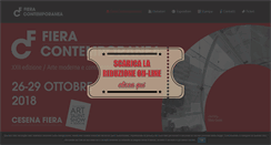 Desktop Screenshot of fieracontemporanea.it