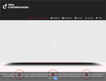 Tablet Screenshot of fieracontemporanea.it